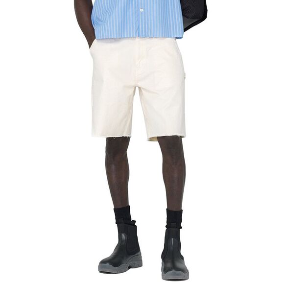 John Elliott Mens Cut-Off Cotton Work Shorts 1 / Small Natural - NWT $348